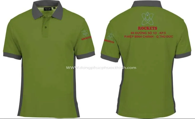 Áo thun đồng phục có cổ - 61 Áo thun Polo