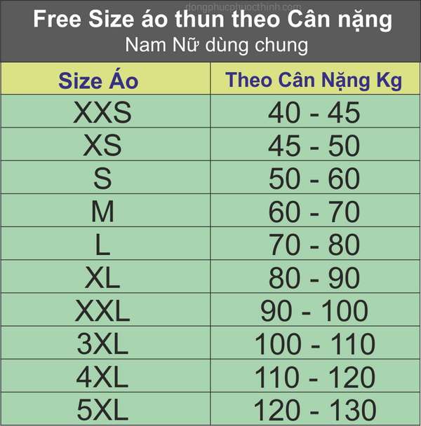 Free size áo thun Phước Thịnh