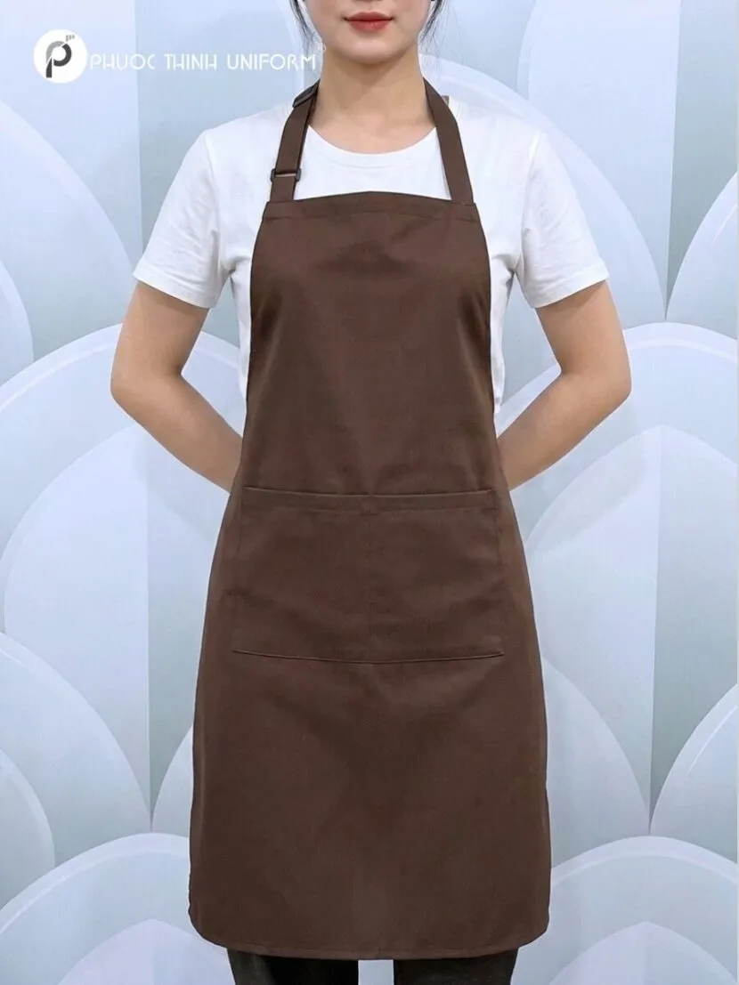 Tạp dề dài phục vụ 02