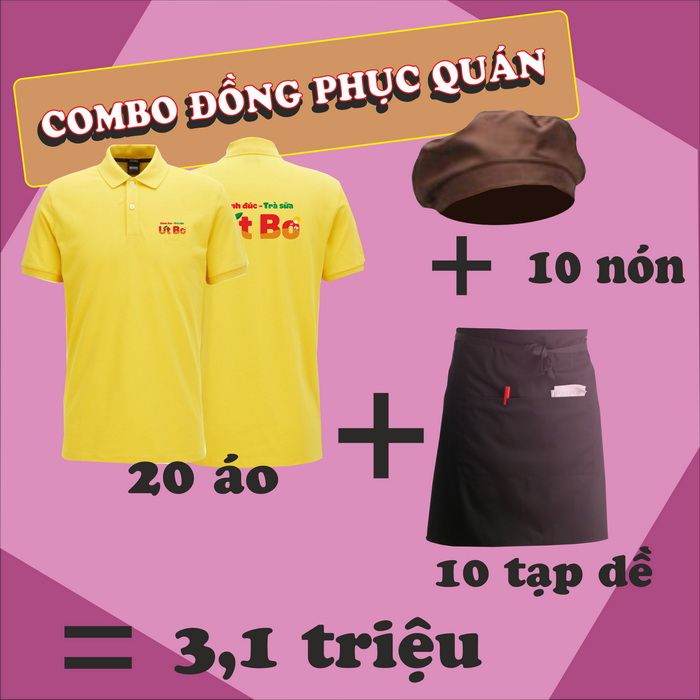 Combo đồng phục quán