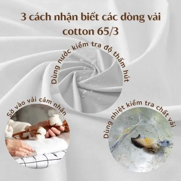 Vải cotton 65/35 Là Gì? Nhận Biết & Ứng Dụng Trong May Đồng Phục Hướng dẫn các cách nhận biết các dòng vải cotton 65/35