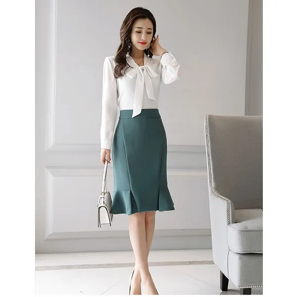 Chân váy đồng phục xếp li công sở - 12 Váy đồng phục