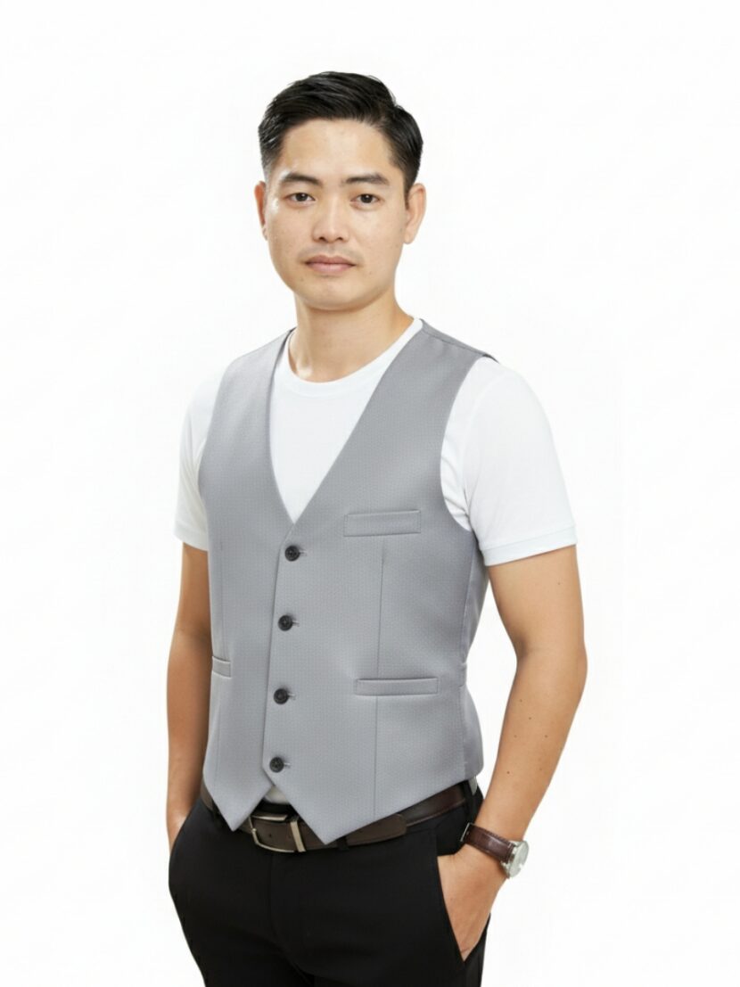 Áo gile đồng phục 08