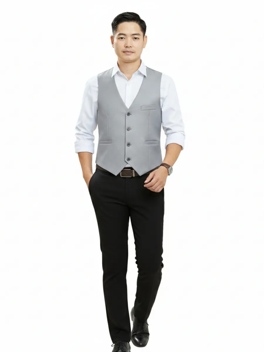 Áo gile đồng phục 08 - ảnh 2