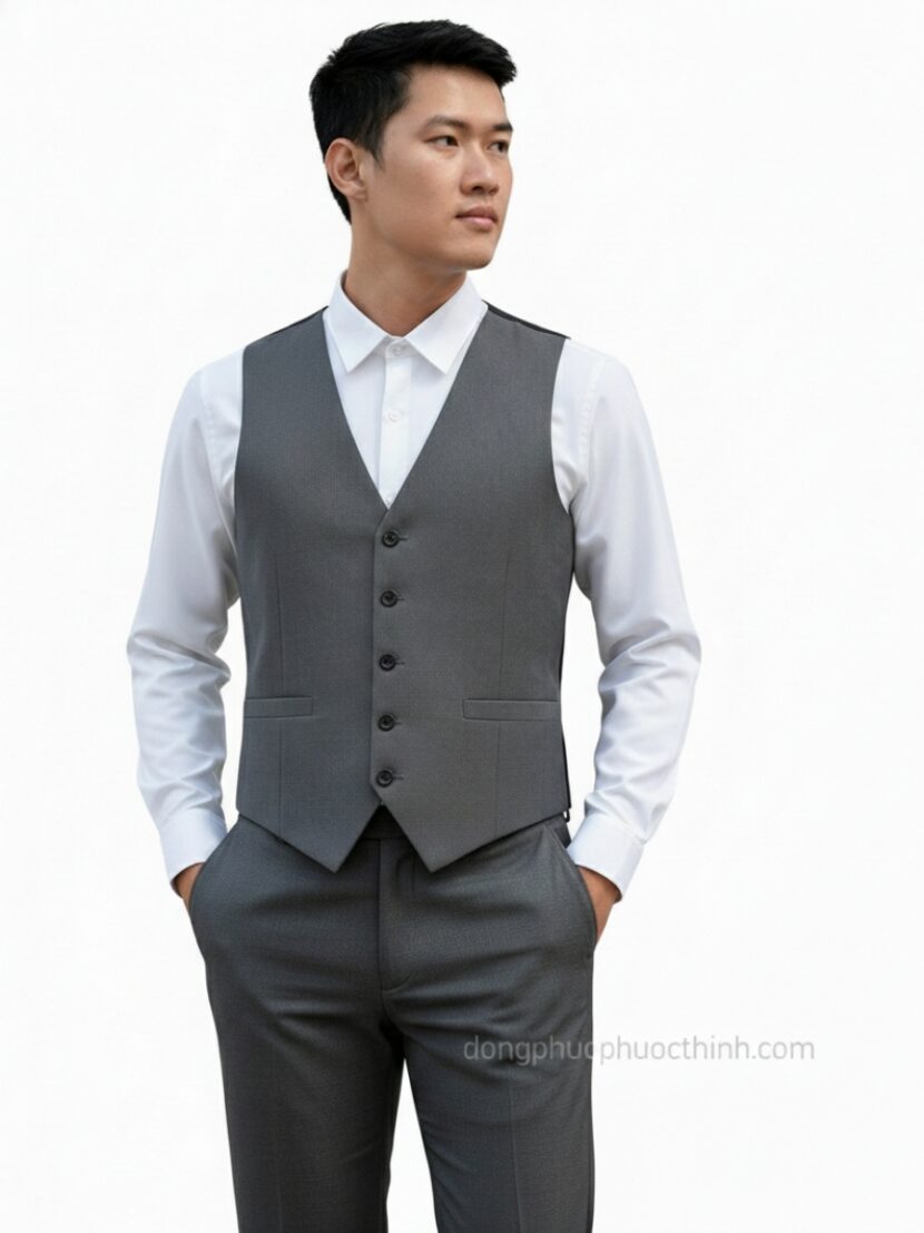 Áo Gile Đồng Phục 09
