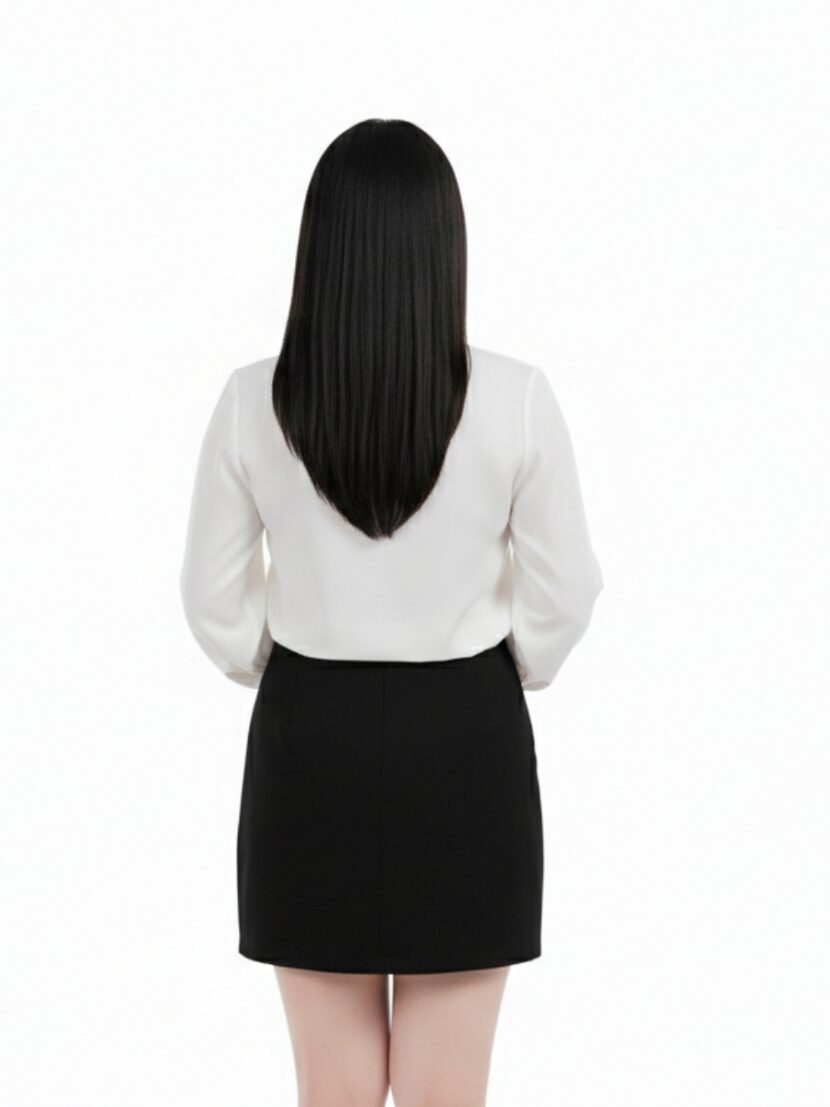 Váy đồng phục công sở chữ A - 21