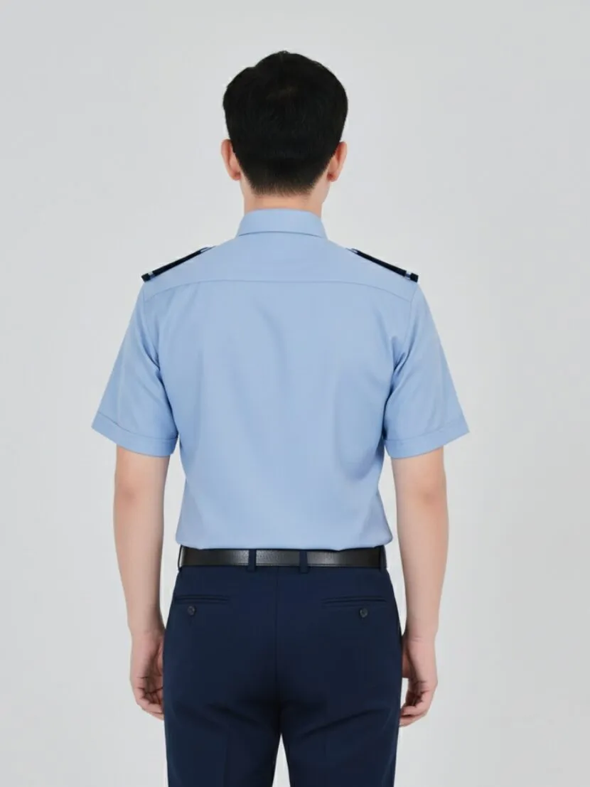 Đồng phục bảo vệ màu xanh dương đậm - 06