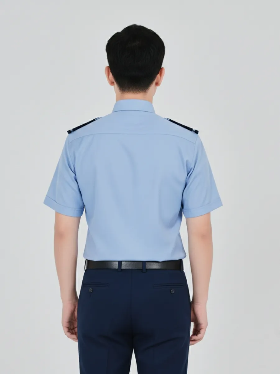 Đồng phục bảo vệ màu xanh dương đậm - 06