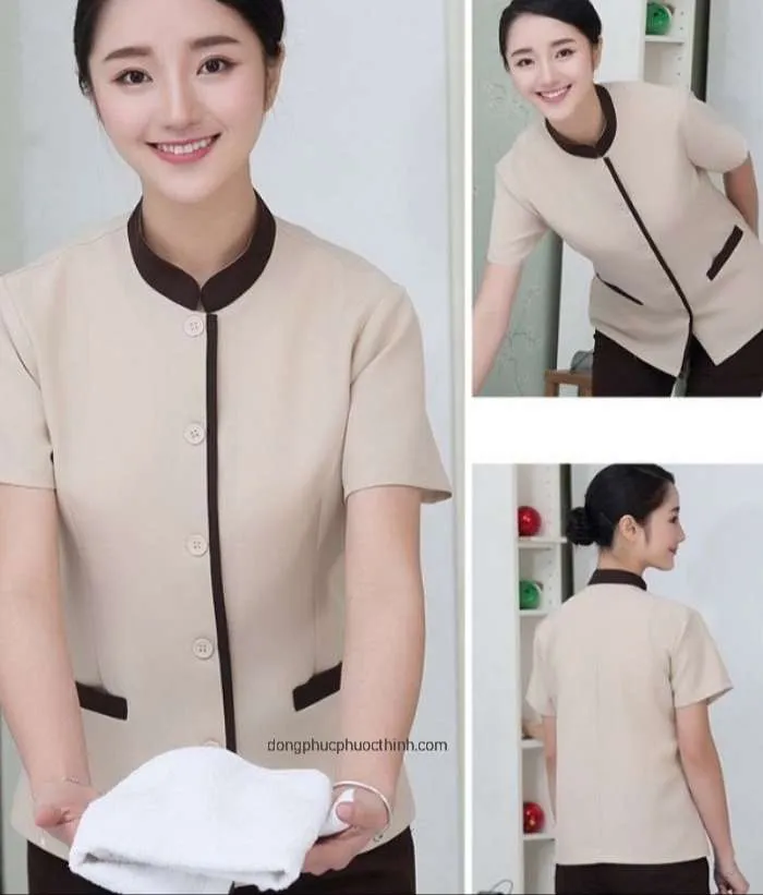 Đồng phục buồng phòng khách sạn 03 đồng phục buồng phòng