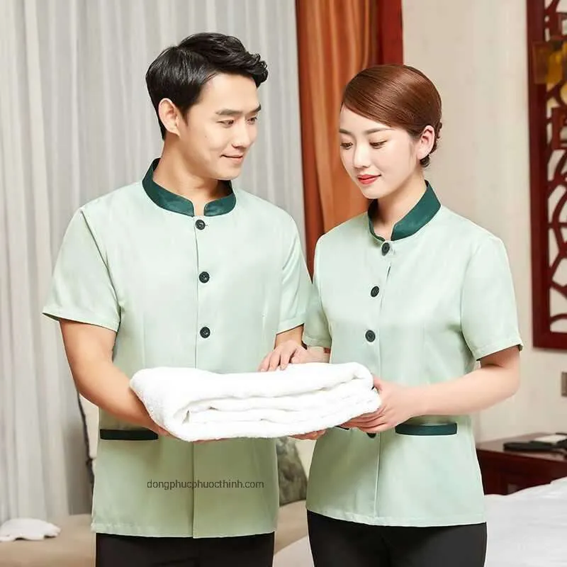 Đồng phục buồng phòng khách sạn 17 đồng phục buồng phòng