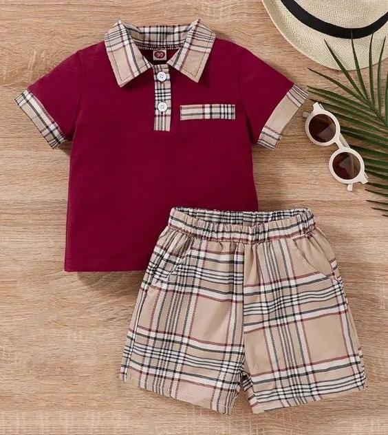 Quần short học sinh 68 quần short áo thun học sinh