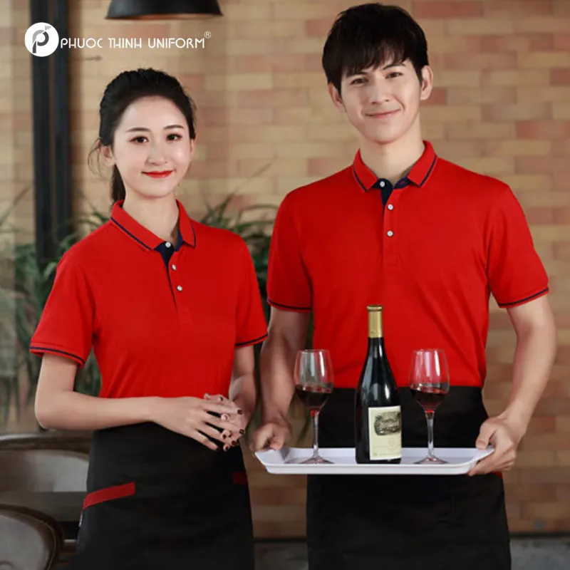 Áo polo đồng phục nhân viên nhà hàng khách sạn