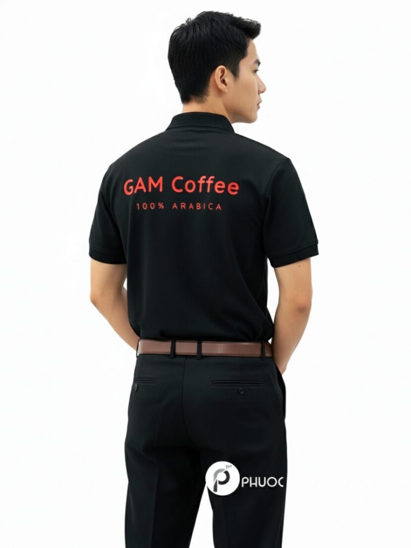 Áo thun đồng phục Quán Cafe 6AM