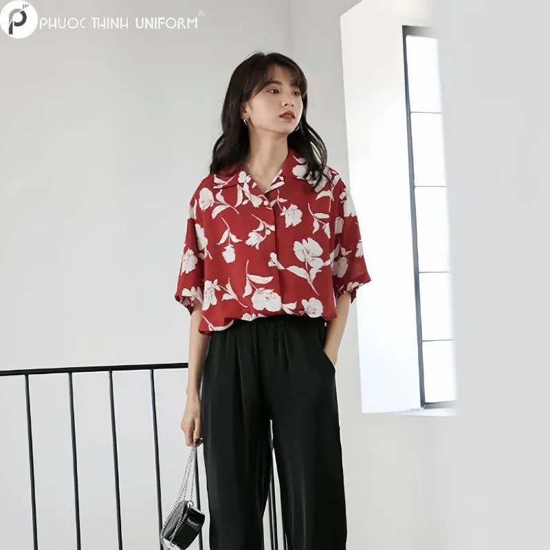 Áo lớp sơ mi hoạt tiết tạo dấu ấn riêng cho tập thể