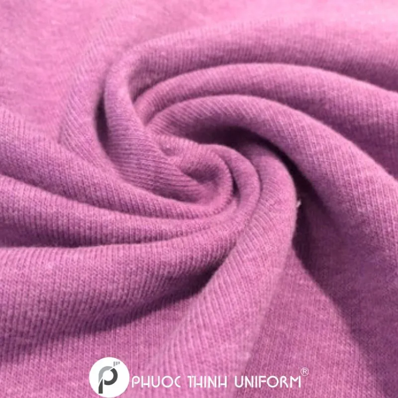 Vải cotton 100% màu tím mộng mơ