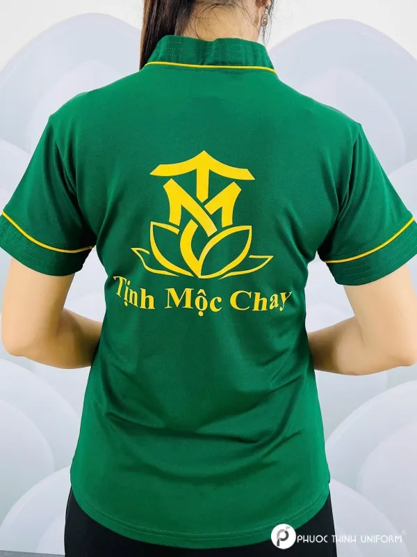 Áo polo đồng phục nhà hàng Chay Tịnh Mộc