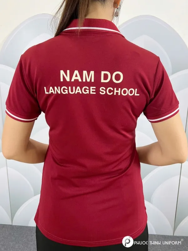 Áo polo đồng phục trường ngoại ngữ Nam Do