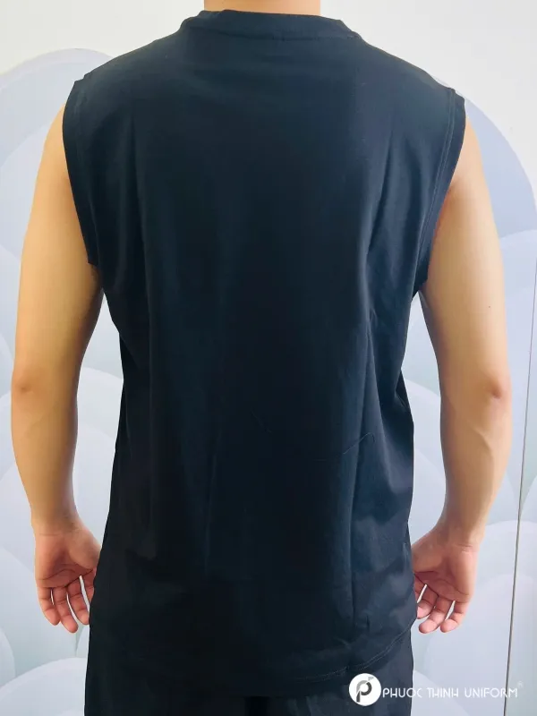 Áo thun ba lỗ đen 01 Áo thun ba lỗ đen 01