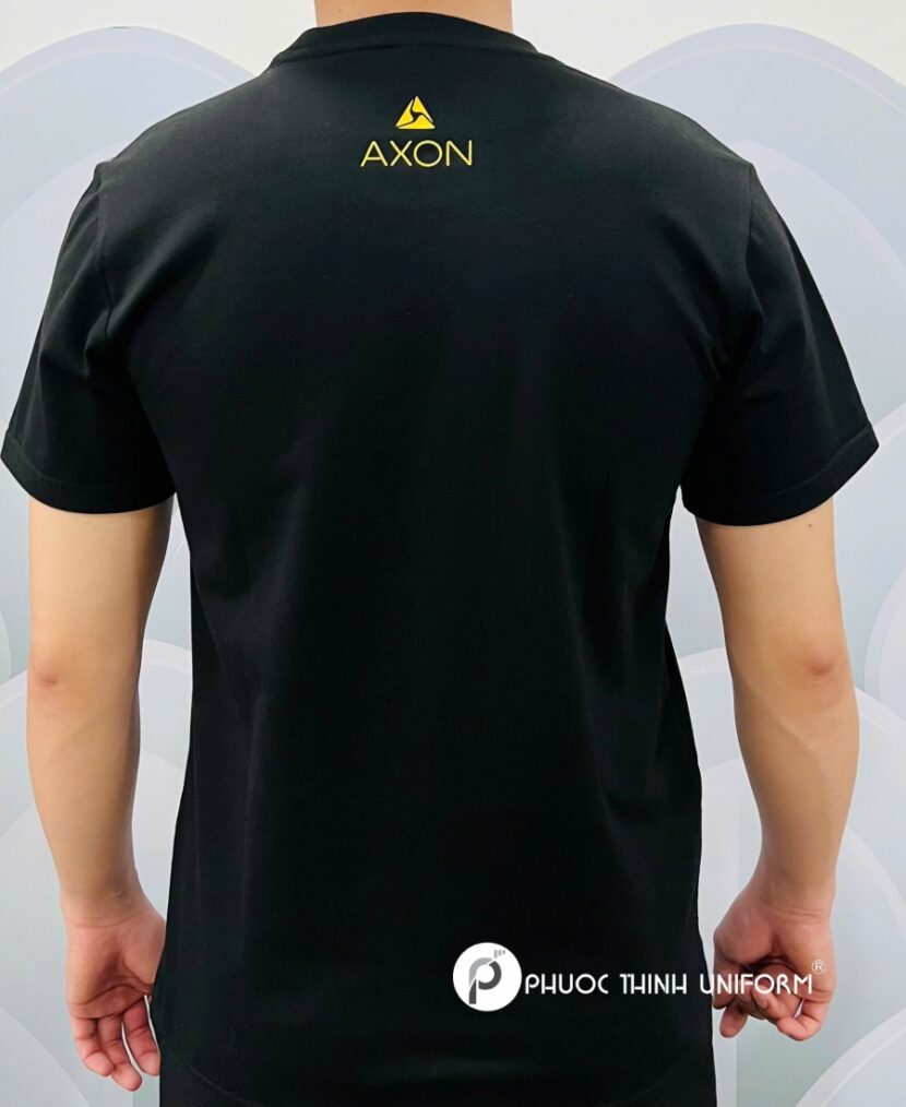 Áo thun đồng phục cổ tròn công ty AXON