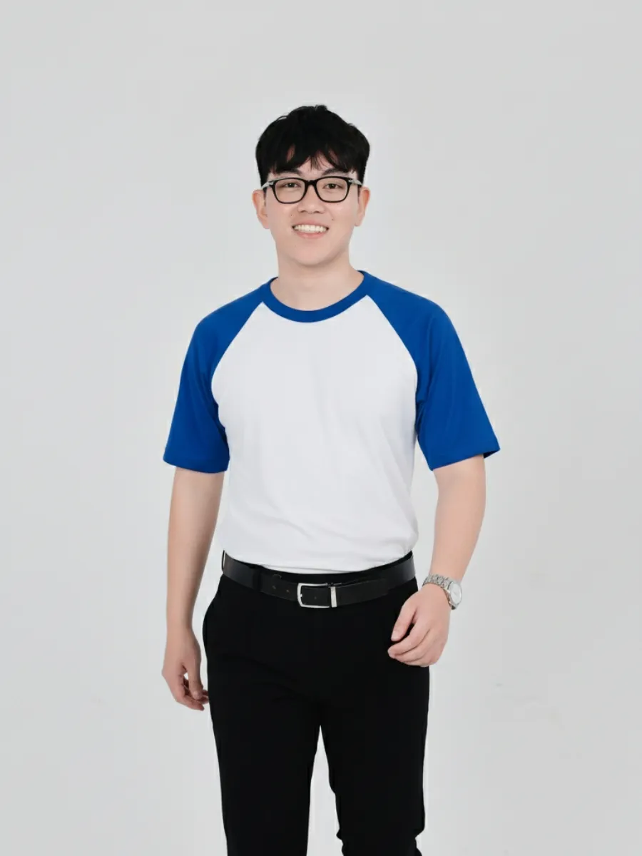 Áo thun đồng phục cổ tròn - 999