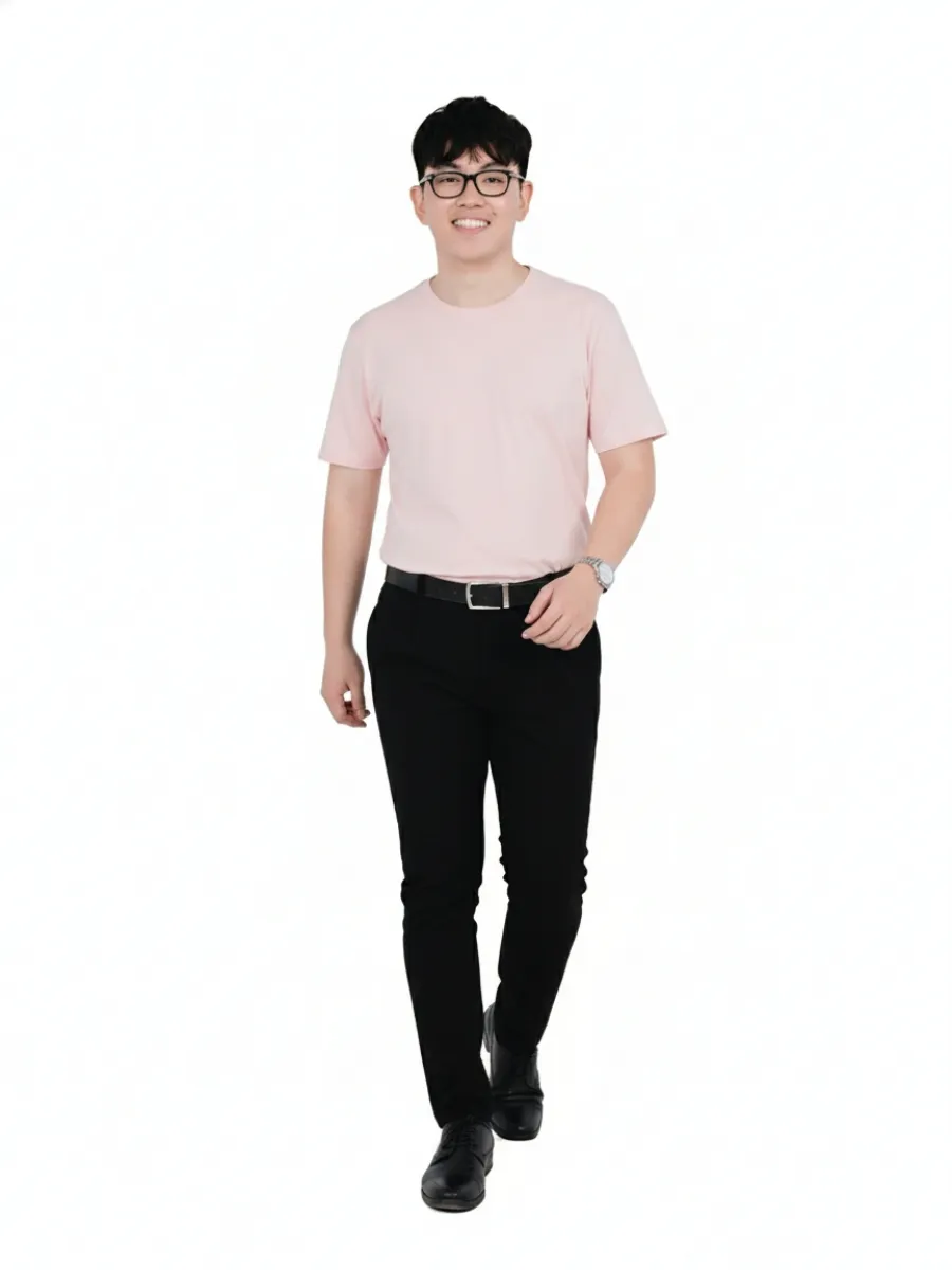 Áo thun đồng phục cổ tròn - 71