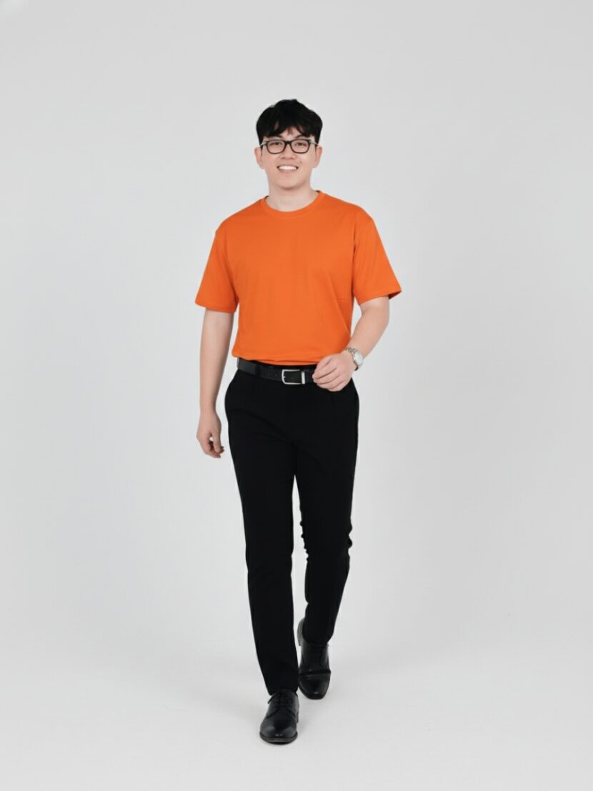 Áo thun đồng phục cổ tròn - 73