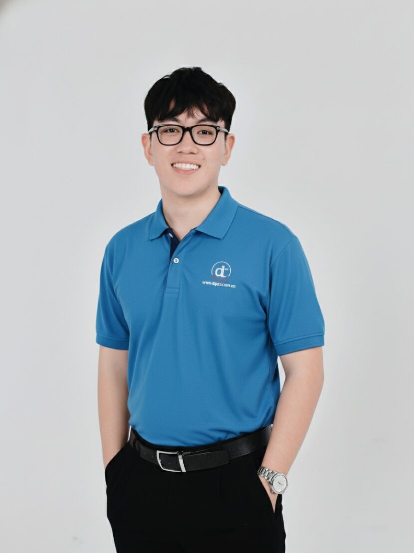 Áo thun đồng phục cổ trụ công ty DTJSC