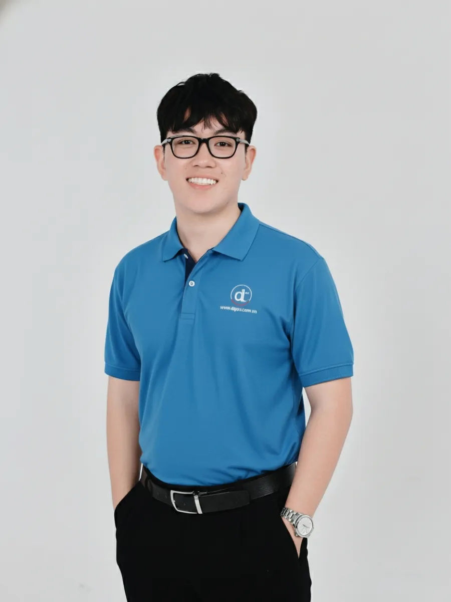 Áo thun đồng phục cổ trụ công ty DTJSC