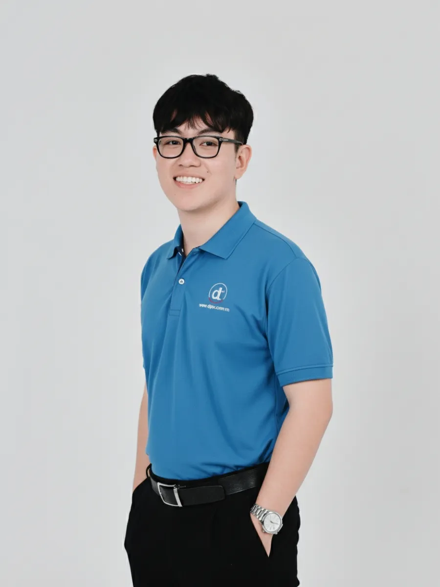 Áo thun đồng phục cổ trụ công ty DTJSC