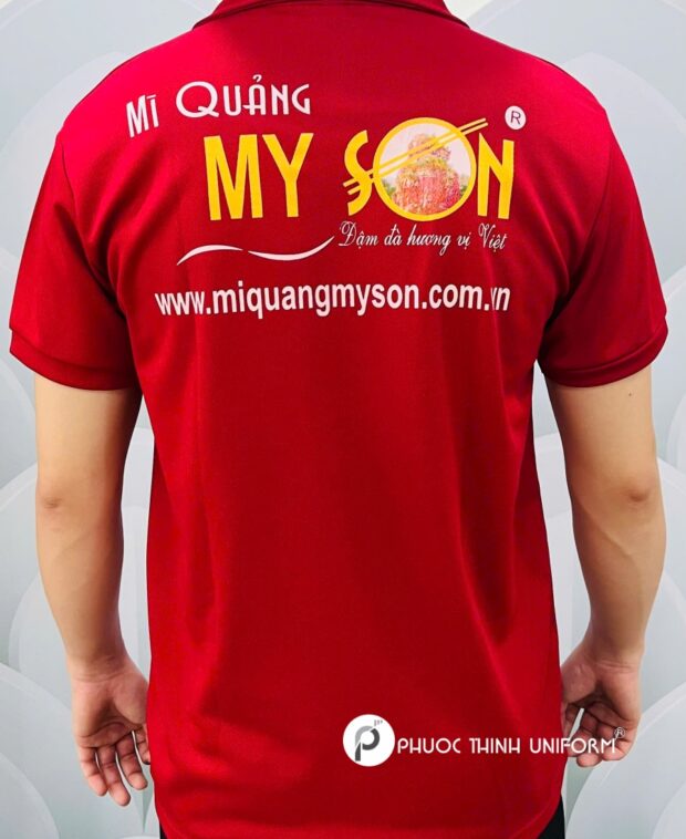 Áo polo đồng phục quán mỳ quảng My Sơn