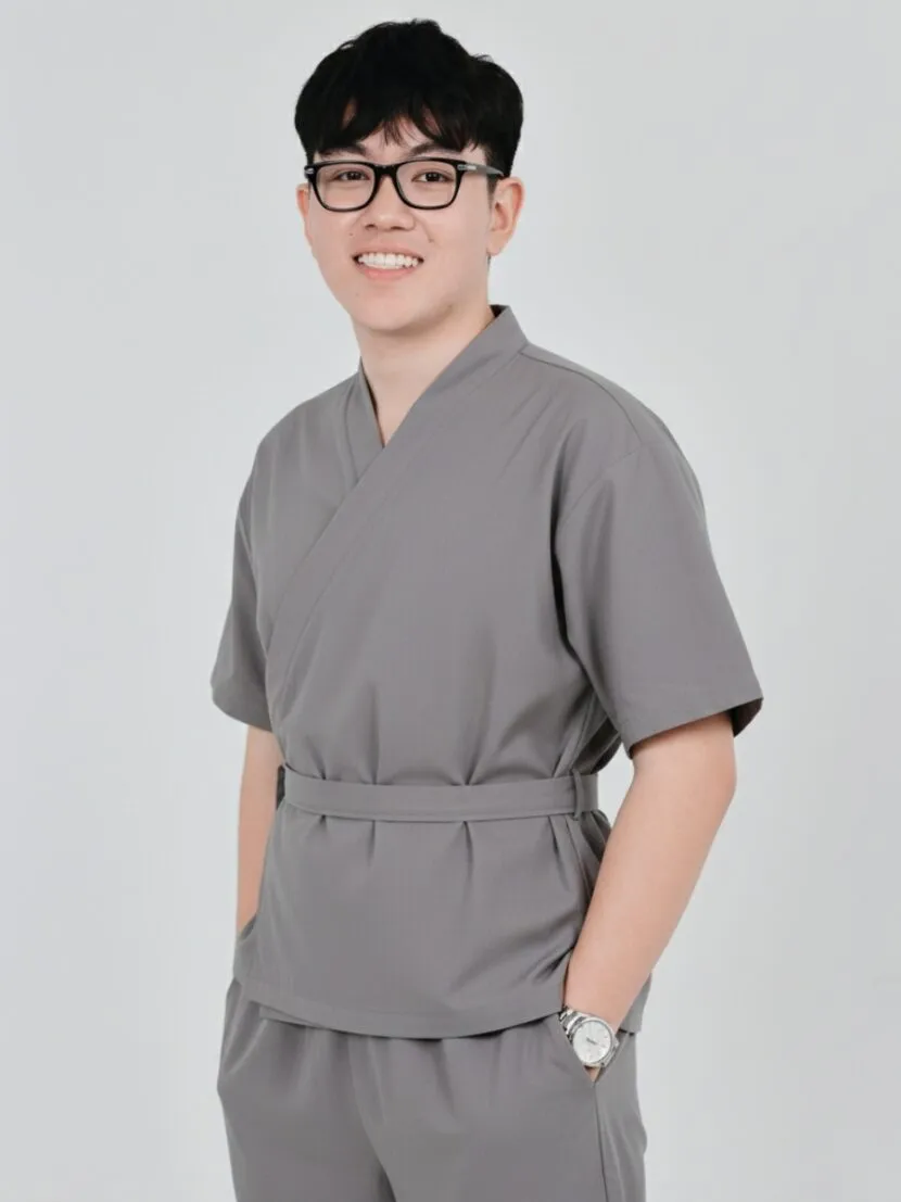 Quần Áo Đồng Phục Spa Nam Màu Nâu - PT1