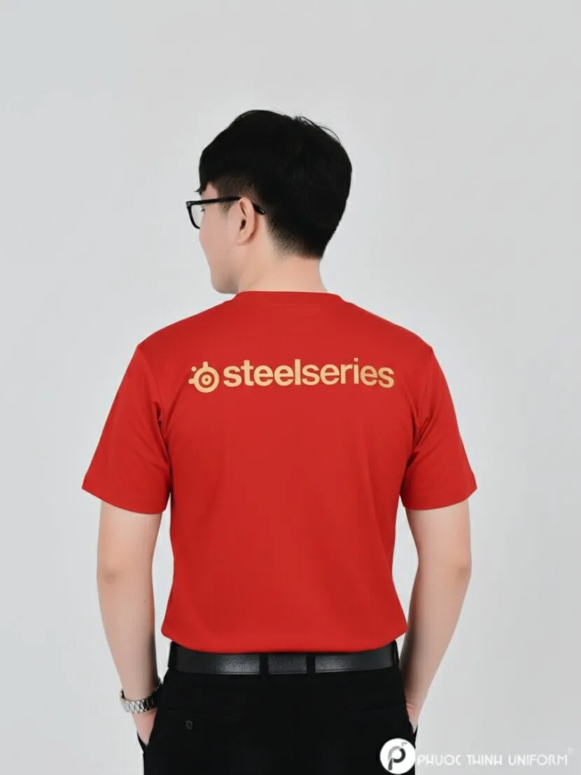 Áo thun đồng phục cổ tròn công ty Steel Series Áo thun đồng phục cổ tròn công ty Steel Series - ảnh 2