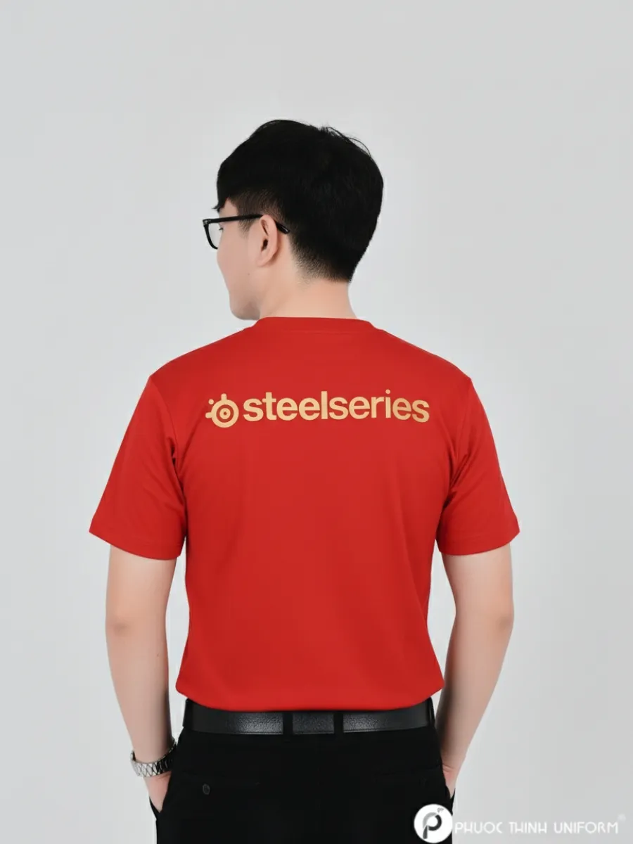 Áo thun đồng phục cổ tròn công ty Steel Series Áo thun đồng phục cổ tròn công ty Steel Series - ảnh 2