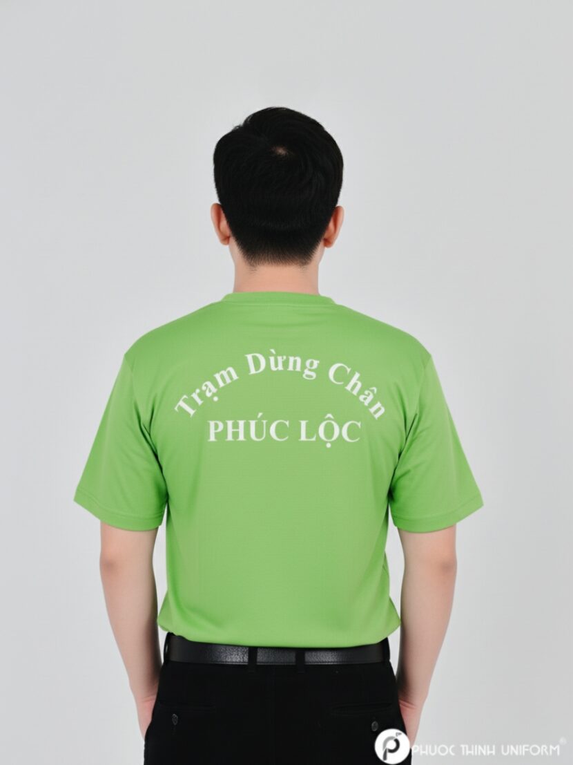 Áo thun đồng phục cổ tròn Phúc Lộc