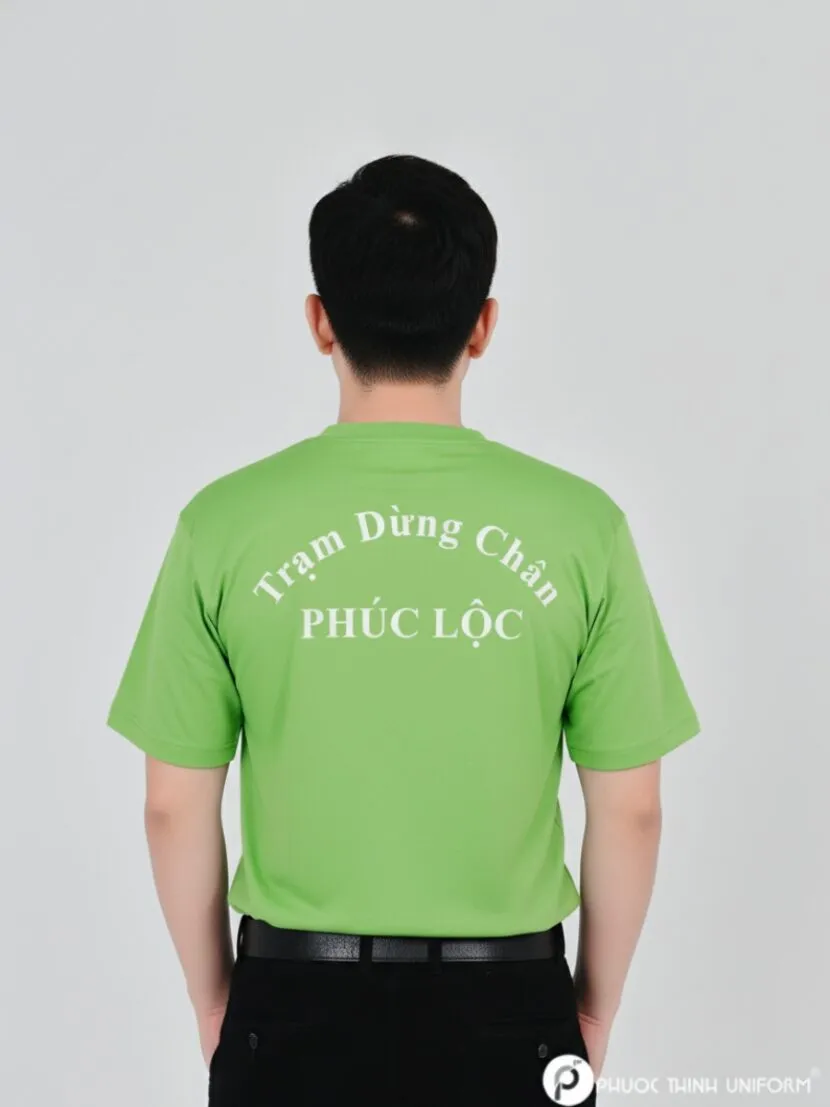 Áo thun đồng phục cổ tròn Phúc Lộc Áo thun đồng phục cổ tròn Phúc Lộc
