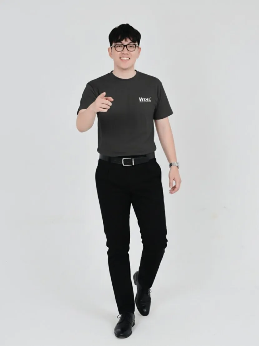 Áo thun đồng phục cổ tròn Vital