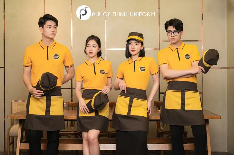 Đồng phục nhà hàng cần đáp ứng các yêu cầu về vệ sinh, phù hợp với đặc thù ngành nhà hàng, ăn uống.