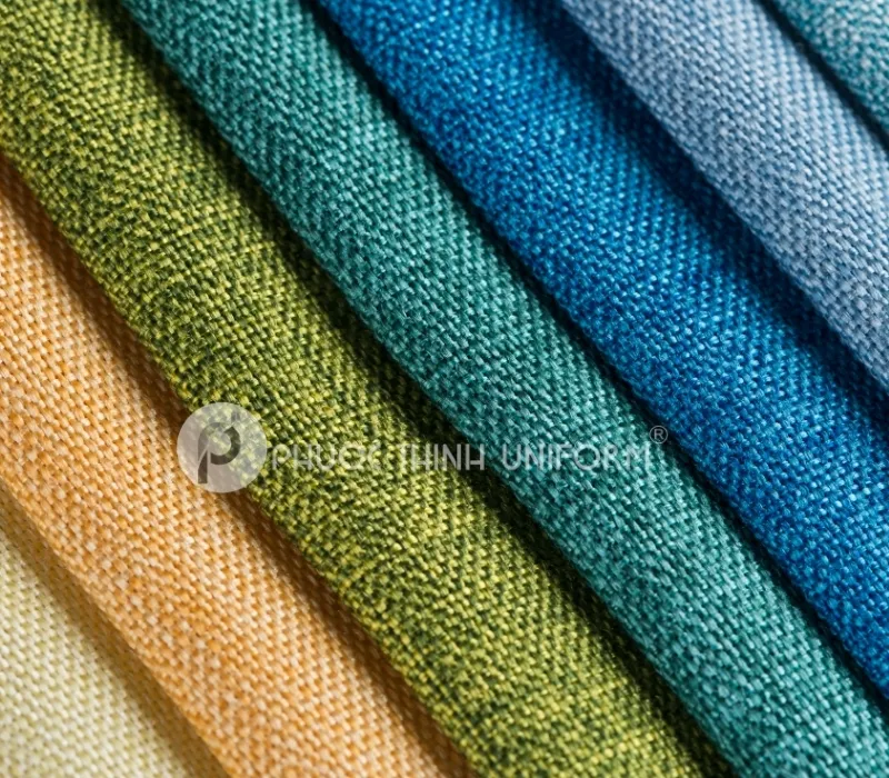 Nên chọn chất liệu vải có tính thấm hút tốt khi may đồng phục tạp vụ