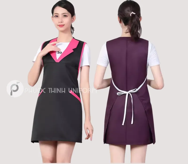 đồng phục tiệm nail