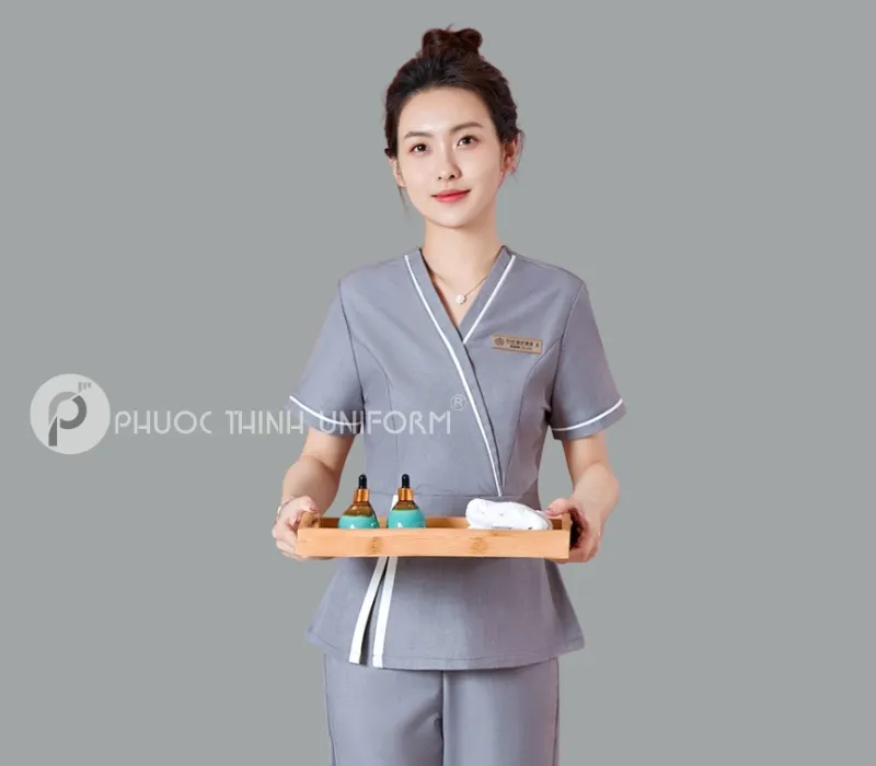 đồng phục tiệm nail
