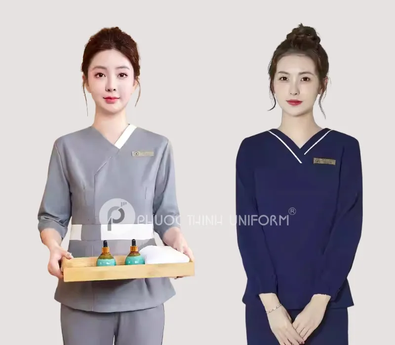 đồng phục tiệm nail