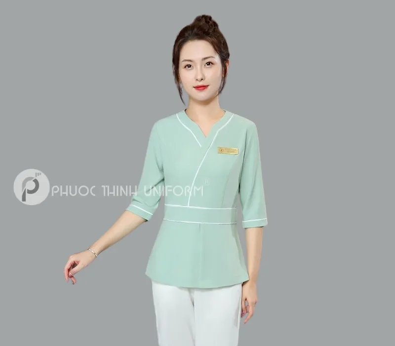 đồng phục tiệm nail