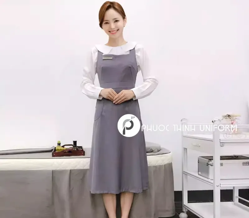 đồng phục tiệm nail