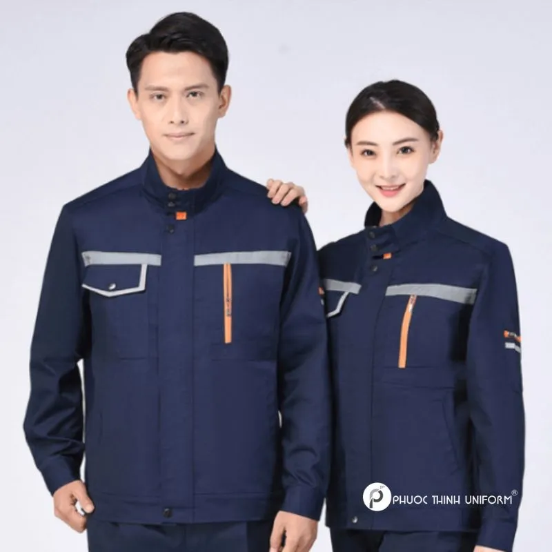 Áo khoác gió đồng phục phối màu xám đen - 02 Áo khoác gió đồng phục 3 lớp