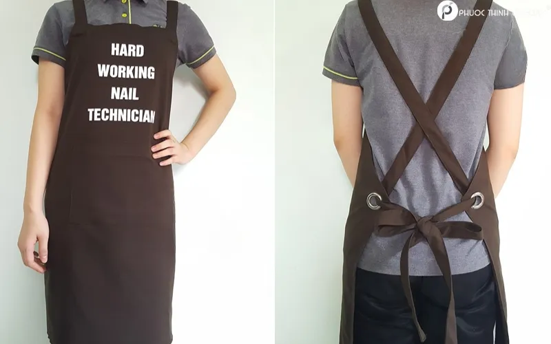 Tạp dề phục vụ dây chéo