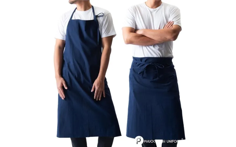 Tạp dề trơn dáng dài