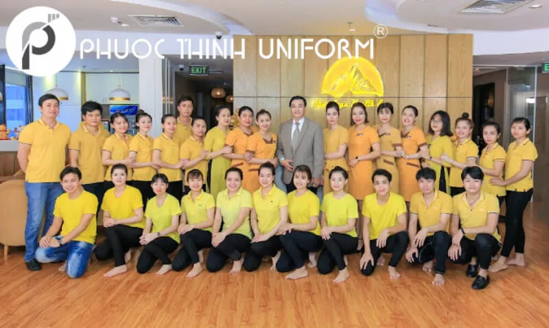 Tổng hợp các mẫu đồng phục spa màu vàng tôn da, thanh lịch