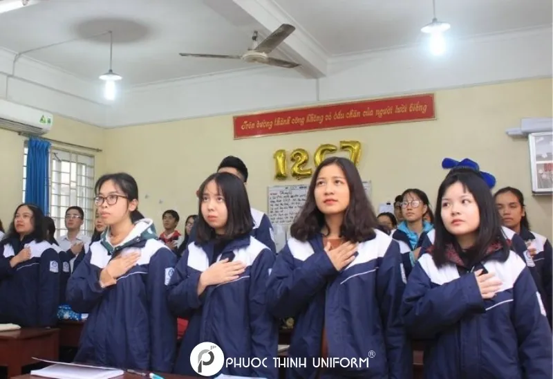 áo khoác đồng phục học sinh