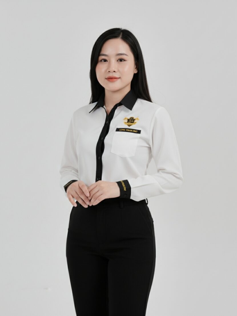 Áo sơ mi đồng phục công ty luật Long Phan PMT