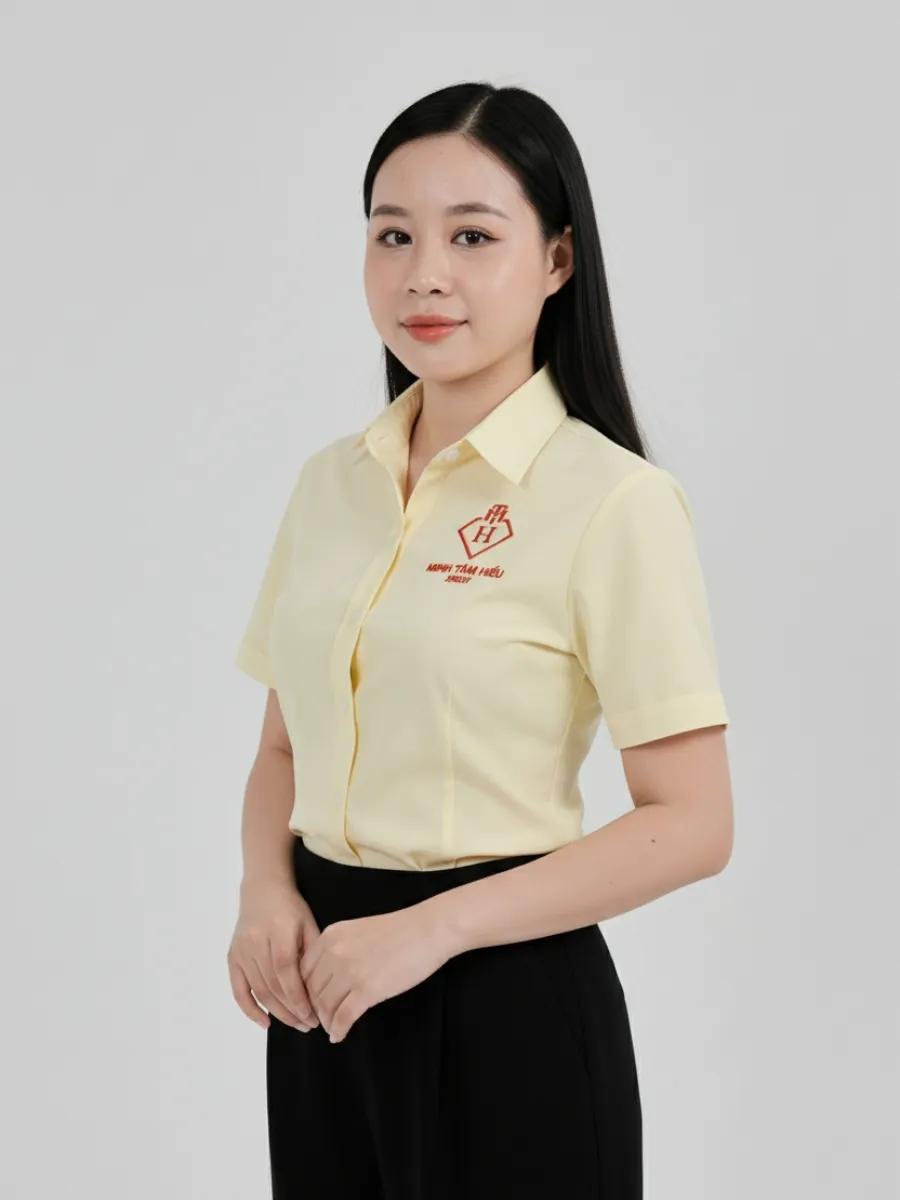 Áo sơ mi đồng phục công ty Minh Tâm Hiếu Áo sơ mi đồng phục công ty Minh Tâm Hiếu